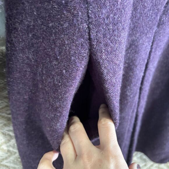 Eileen Fisher 100% Wool One Button Long Cardigan Sweater - Picture 5 of 8